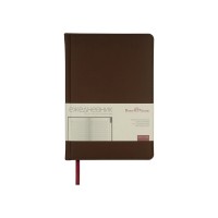 Ежедневник недатированный А5 "Velvet Index" (коричневый) (Р)