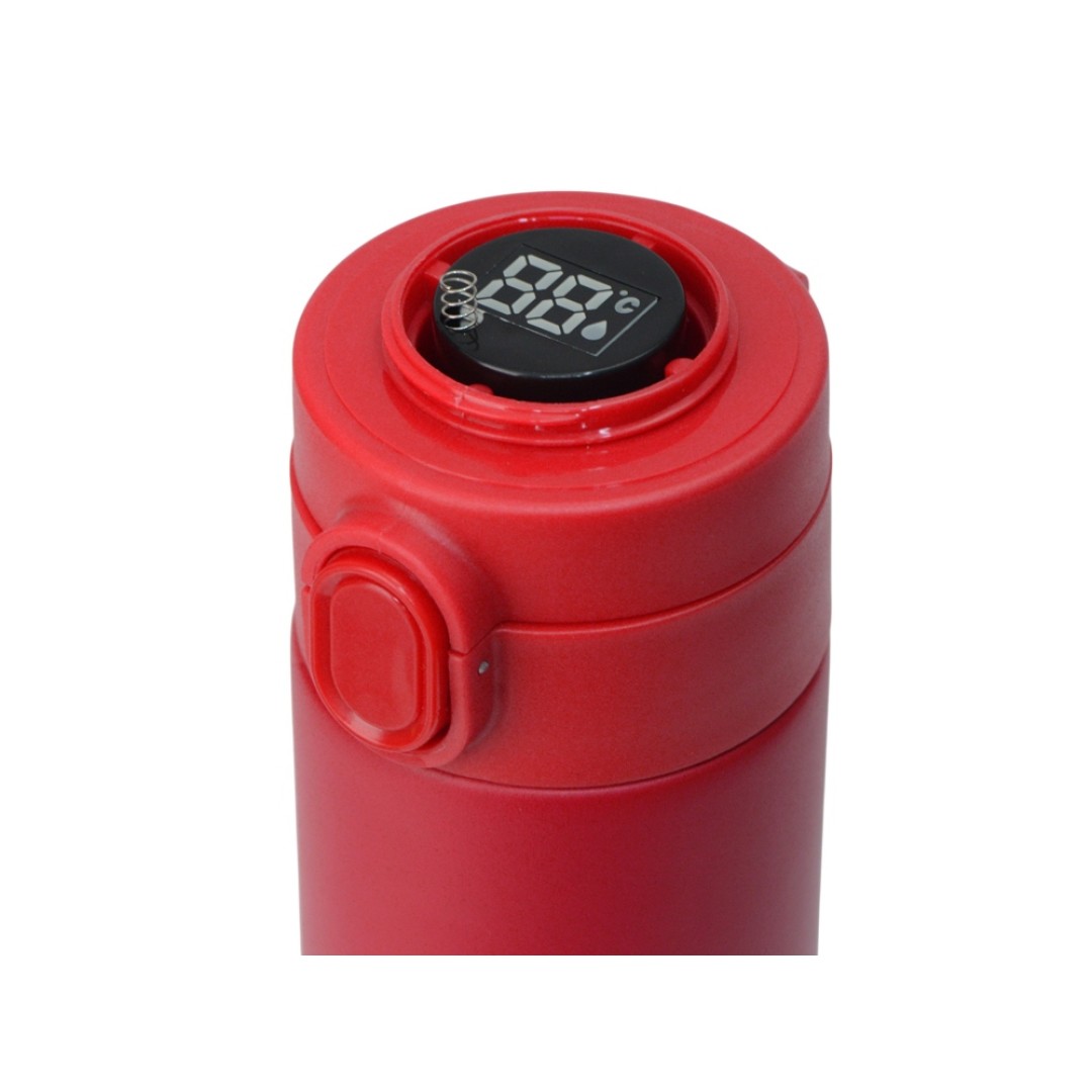 Вакуумная термокружка Waterline с медной изоляцией «Bravo», 400 мл, тубус, красный