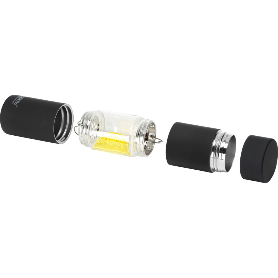 Бутылка для воды FLAVOUR U SEE, 460 мл, черный