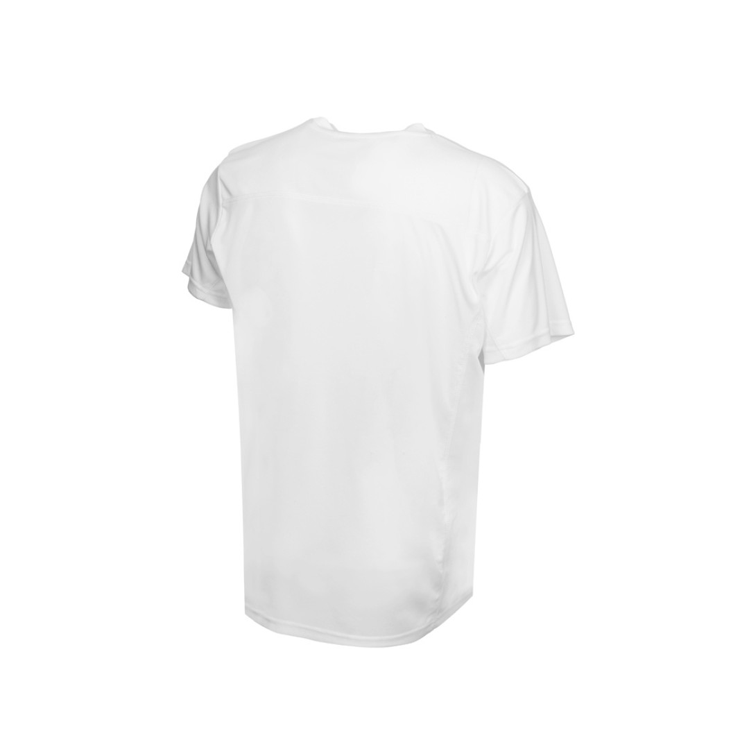 Мужская спортивная футболка Turin из комбинируемых материалов, белый