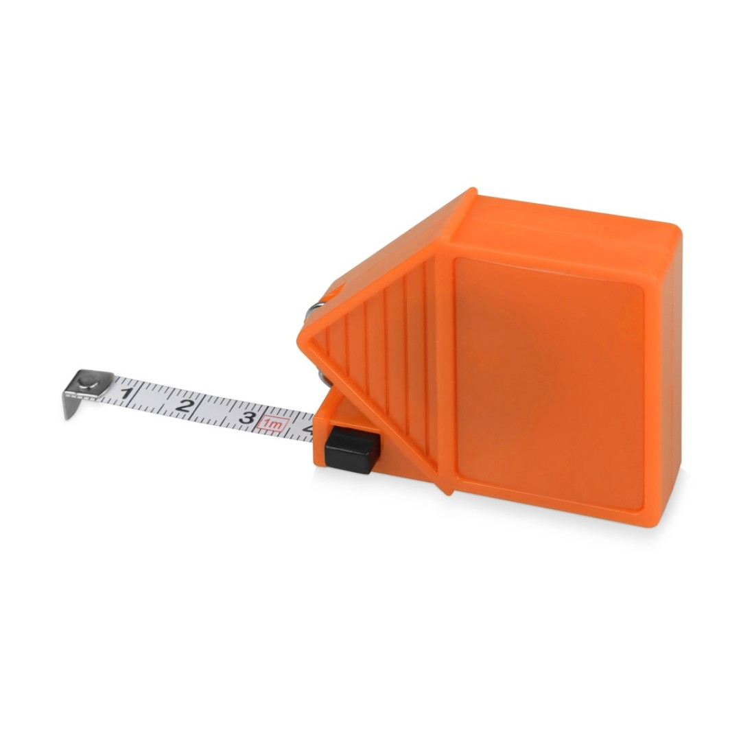 Брелок-рулетка "Домик", 1 м., оранжевый