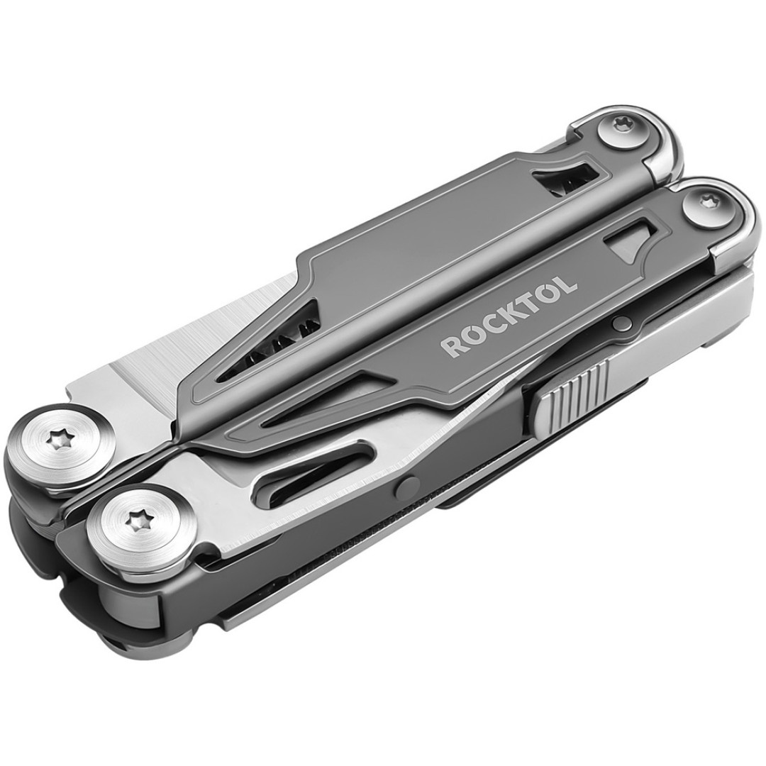 Мультитул Rocktol 19 в 1 с титановыми ручками, нейлоновый чехол, подарочная коробка