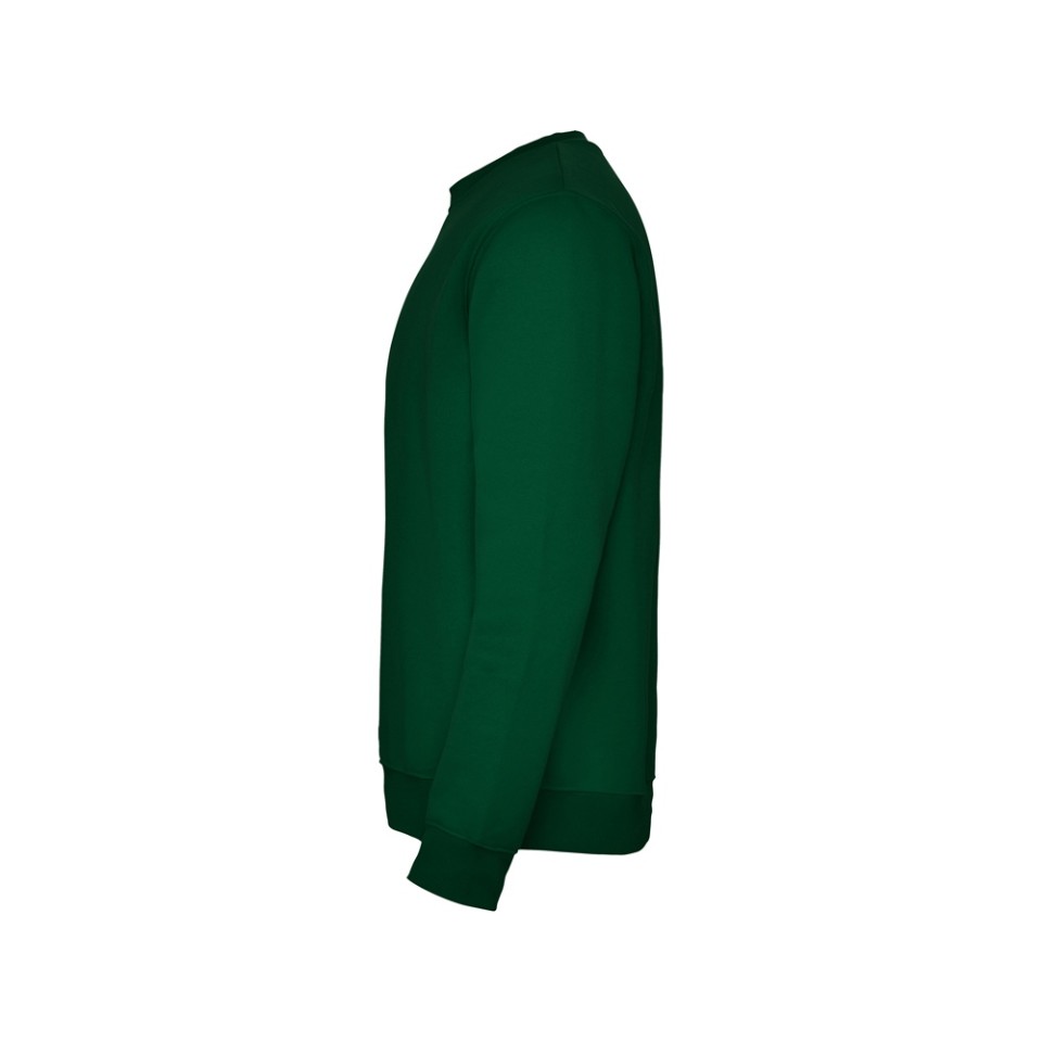 Свитшот с начесом "Clasica" унисекс, бутылочный зеленый