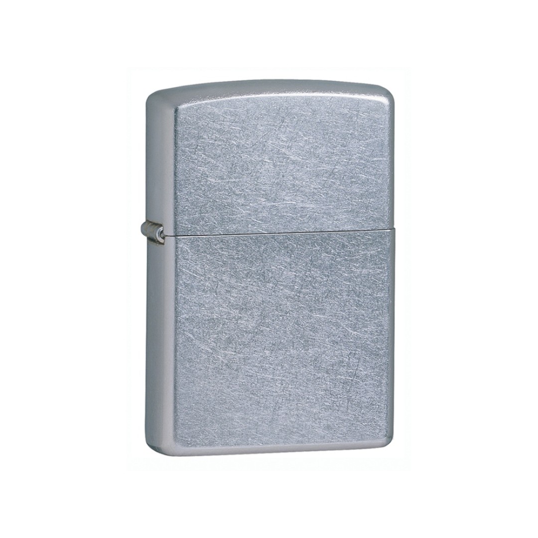 Зажигалка ZIPPO Classic с покрытием Street Chrome™, латунь/сталь, серебристая, матовая, 38x13x57 мм