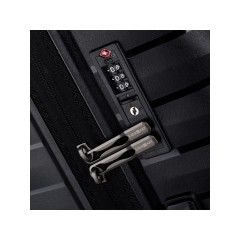 Чемодан Eberhart Dune средний М полипропилен черный 46D-009-424