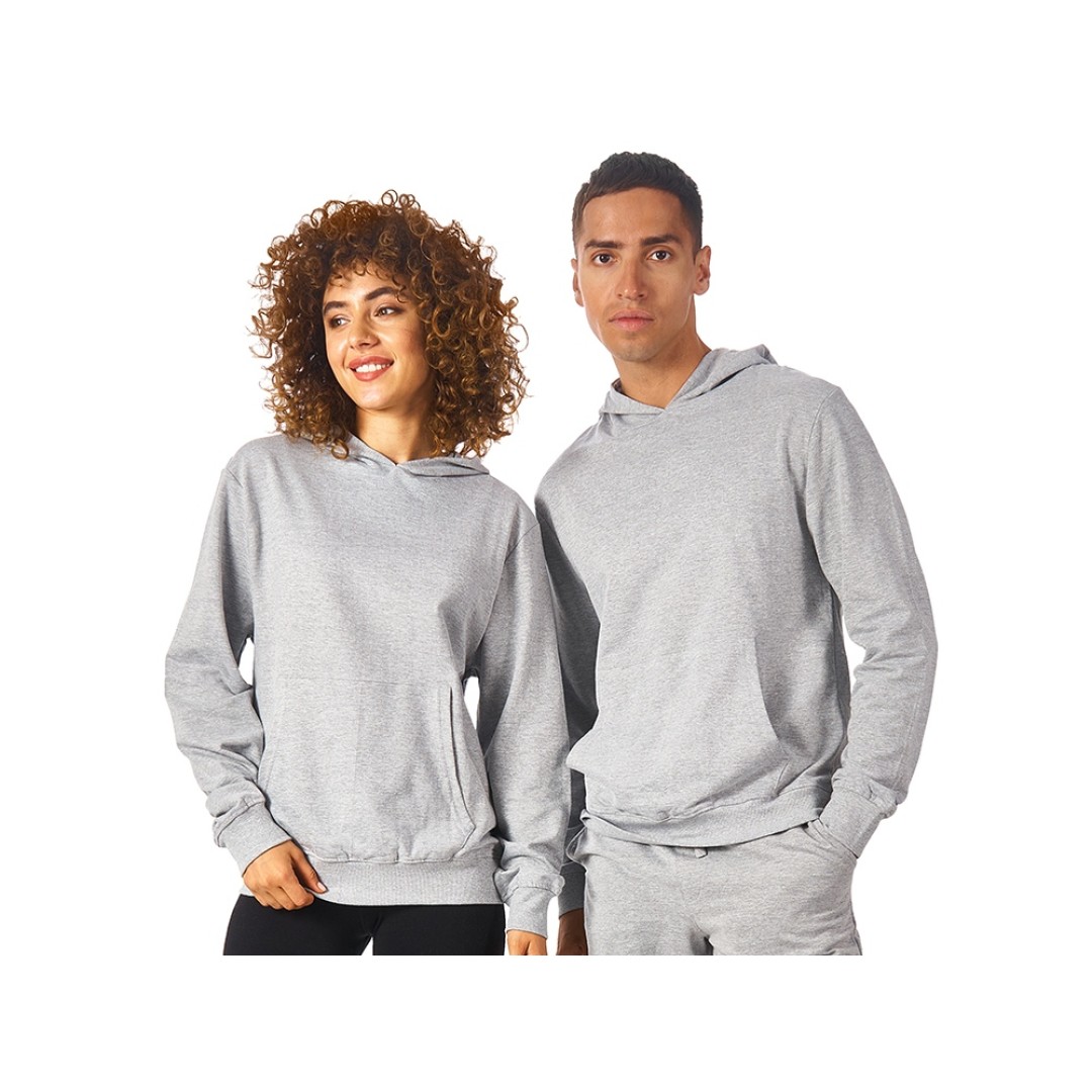 Худи «Warsaw», футер 220гр, серый меланж