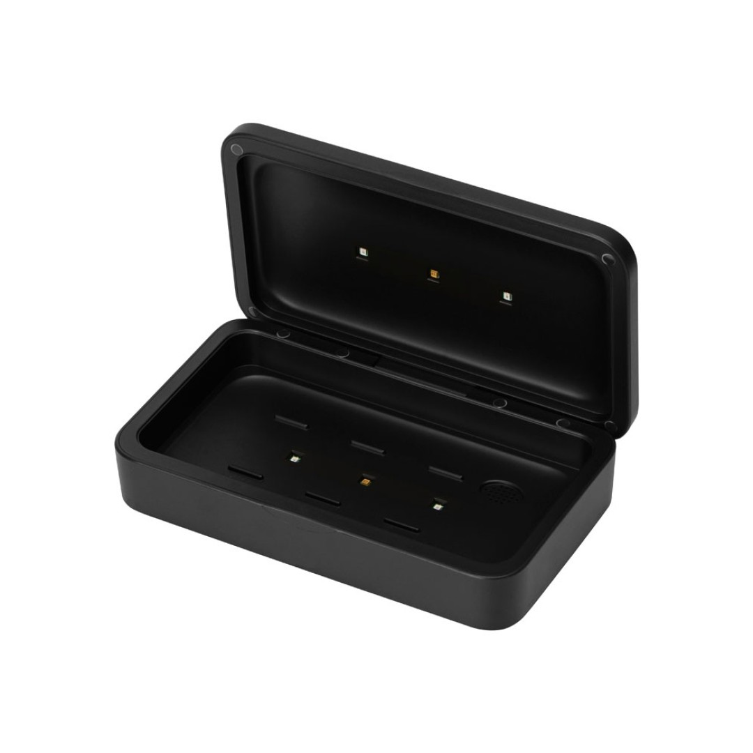 УФ-стерилизатор c функцией беспроводной зарядки "Sector", Evolt, черный