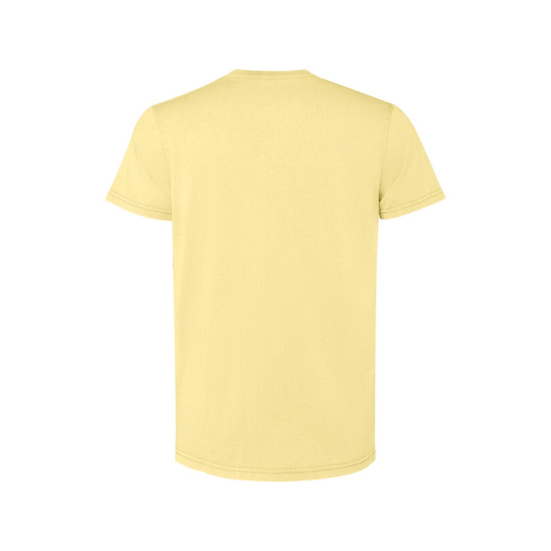 Футболка «Corgi» мужская, солнечно-желтый выстиранный WASHED