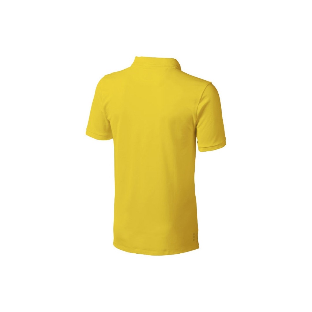 Calgary мужская футболка-поло с коротким рукавом, желтый
