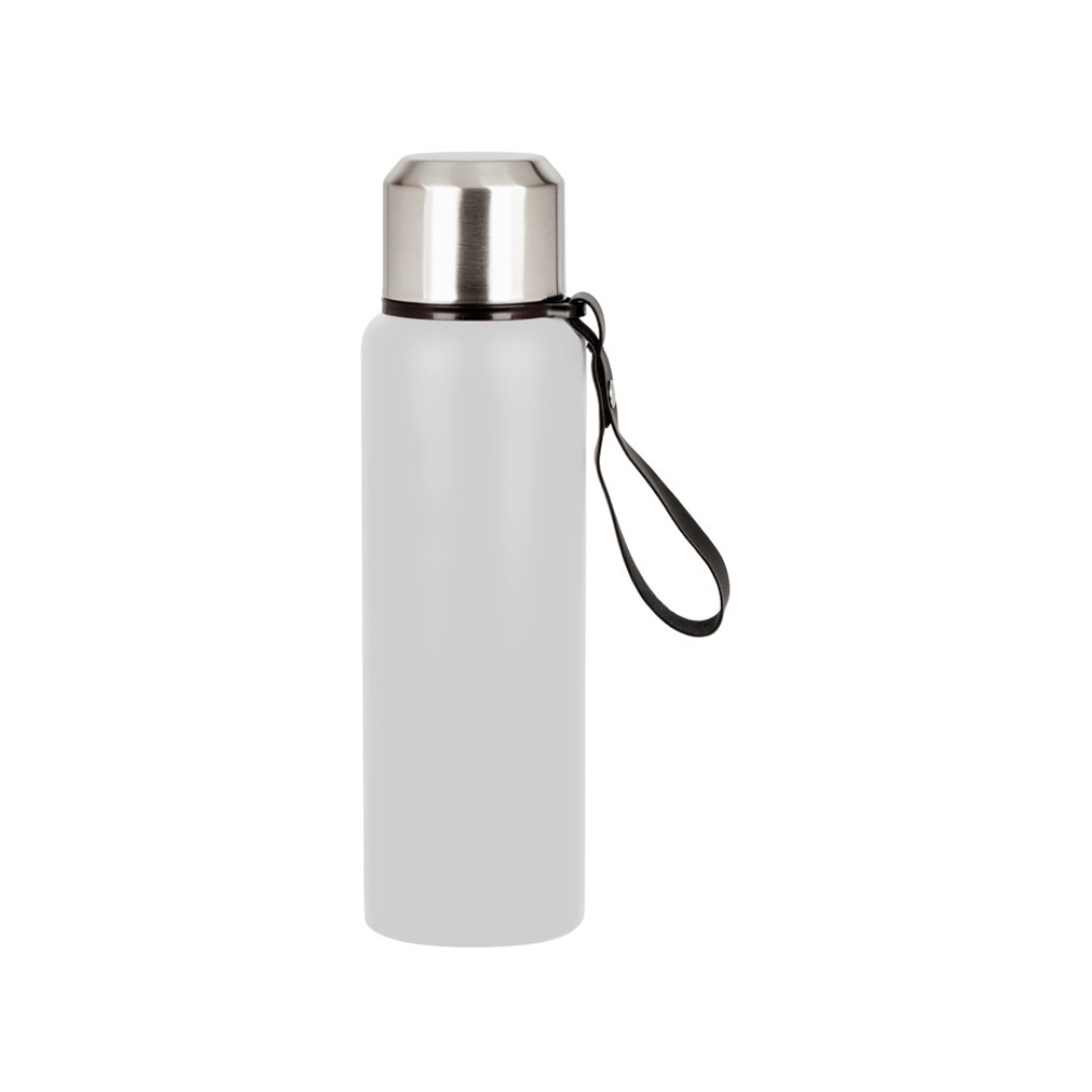 Вакуумный термос "Story", тубус, средне-серый