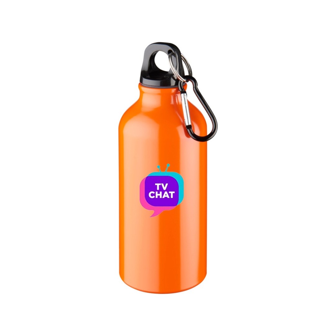 Бутылка "Oregon" с карабином 400мл, оранжевый (Р)