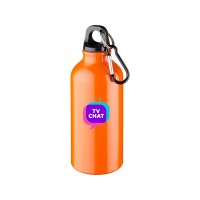 Бутылка "Oregon" с карабином 400мл, оранжевый (Р)