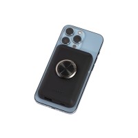 Магнитный беспроводной внешний аккумулятор "MagnetIQ", 5000 mah, 10 W, черный