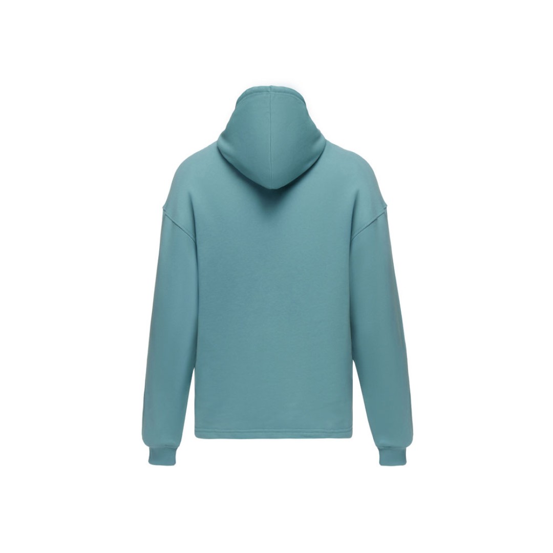 Худи оверсайз «Alpha.01» унисекс, пыльный бирюзовый