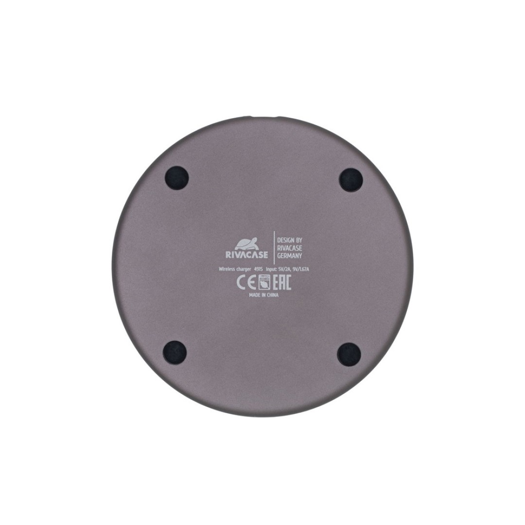 RIVACASE VA4915 GR3 беспроводное ЗУ 10 Вт, серая ткань, 12/96