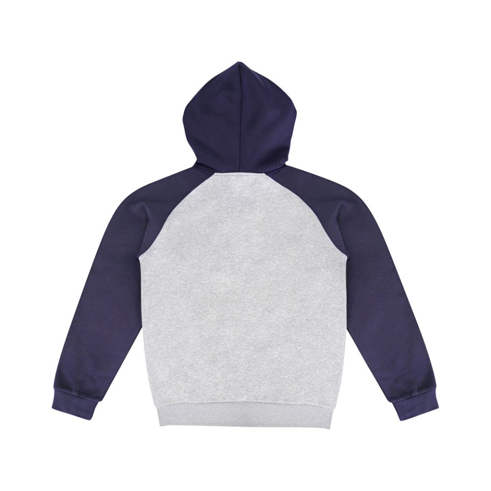 Толстовка с капюшоном «Dublin» мужская, темно-синий/серый меланж