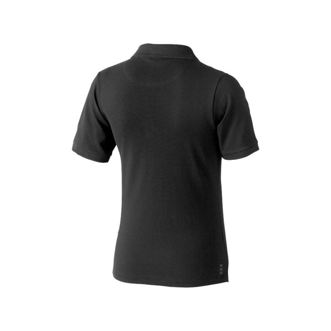 Calgary женская футболка-поло с коротким рукавом, антрацит