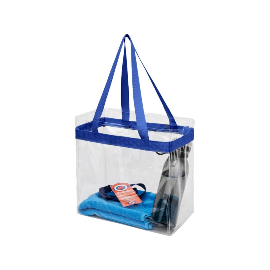 Сумка Hampton, прозрачный/ярко-синий