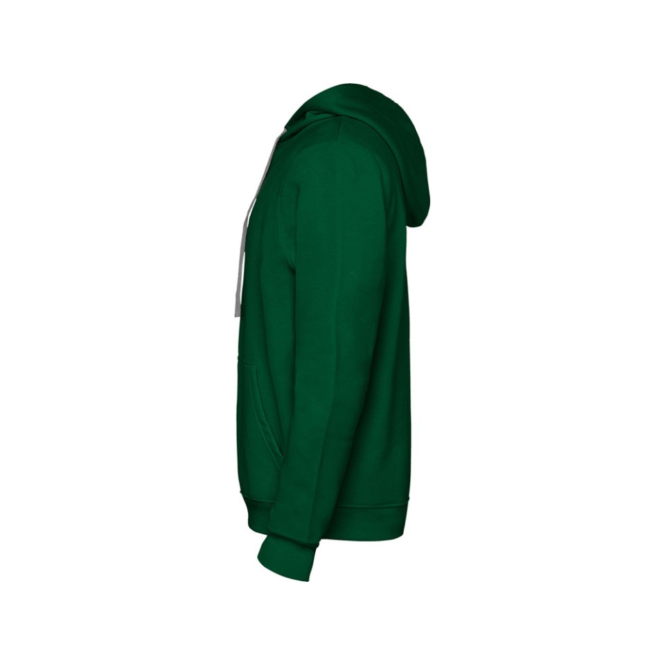 Толстовка с капюшоном "Urban" мужская, бутылочный/серый меланж