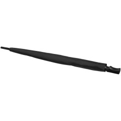 Зонт-трость "Spark" полуавтомат 23", черный/оранжевый (Р)