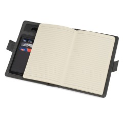 Органайзер с беспроводной зарядкой 5000 mAh "Powernote", темно-серый