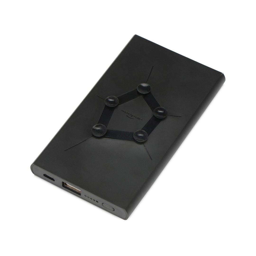 Портативное беспроводное зарядное устройство "Geo Wireless", 5000 mAh, черный