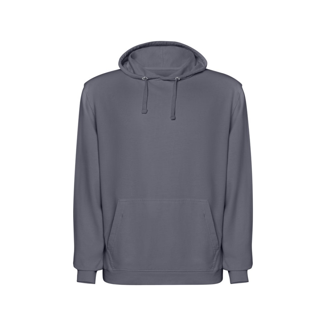 Толстовка с капюшоном «KENIA» унисекс, серо-голубой выстиранный