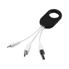 Кабель для зарядки «3-в-1», черный
