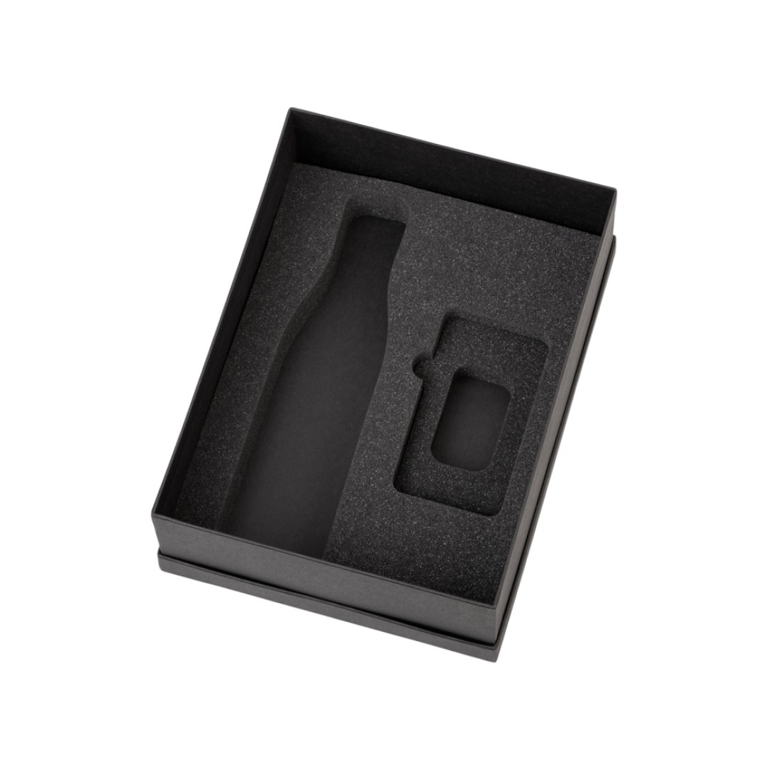 Подарочный набор с термобутылкой и повербанком С2, оранжевый