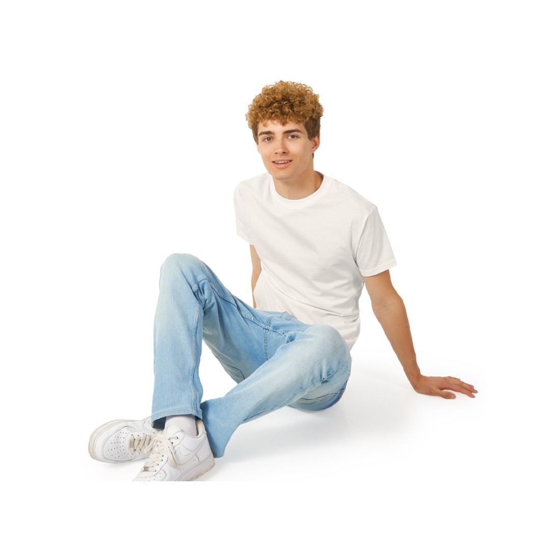 Футболка "Heavy Super Club" с боковыми швами, мужская, молочный