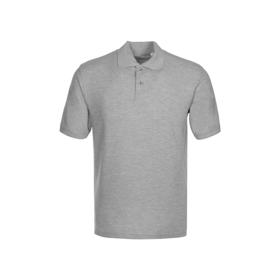 Рубашка поло "Boston 2.0" мужская, серый меланж
