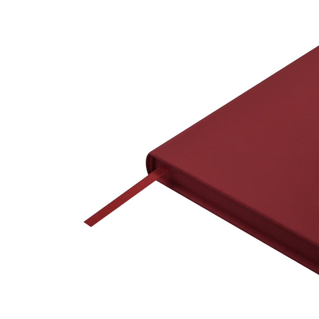 Ежедневник А5 "Megapolis Color New" soft-touch, бордовый