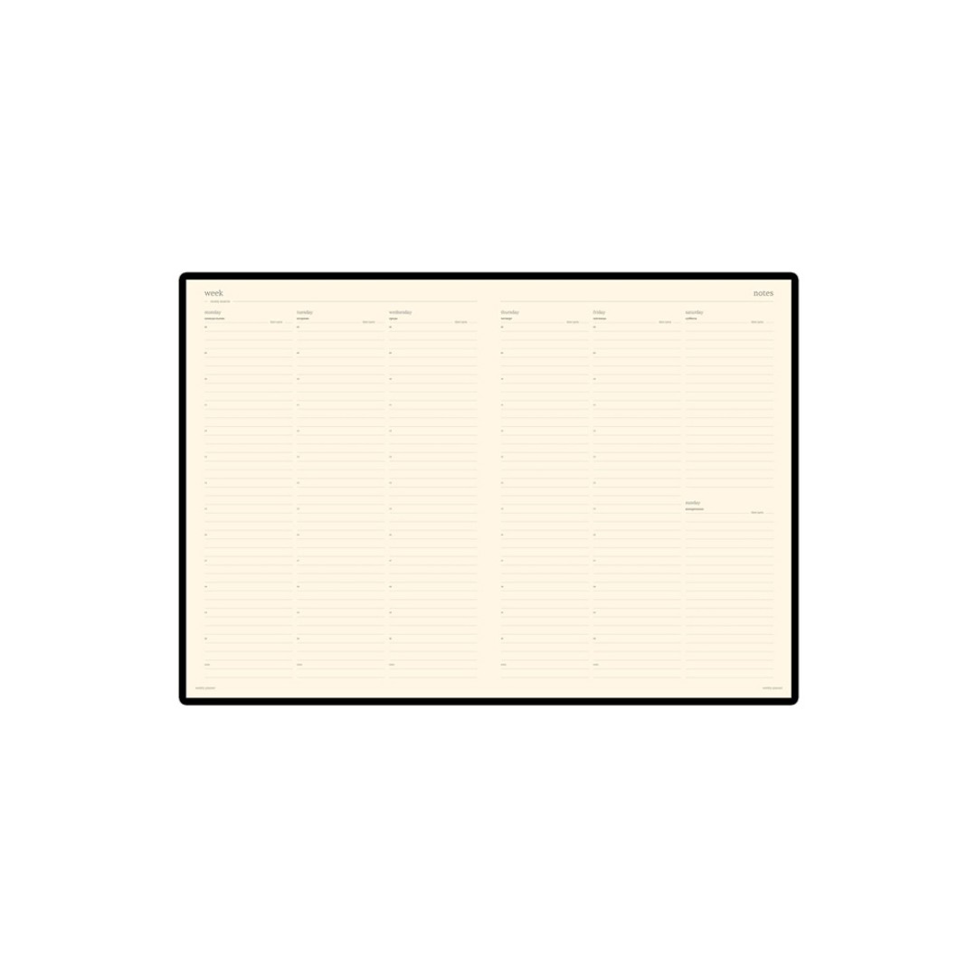 Еженедельник недатированный А4 «Profy», синий