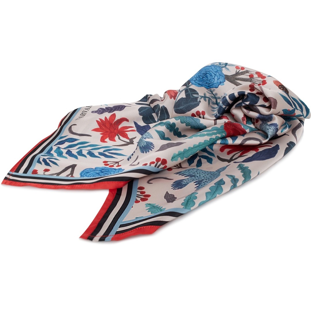 Платок «Фазаны». Varvara