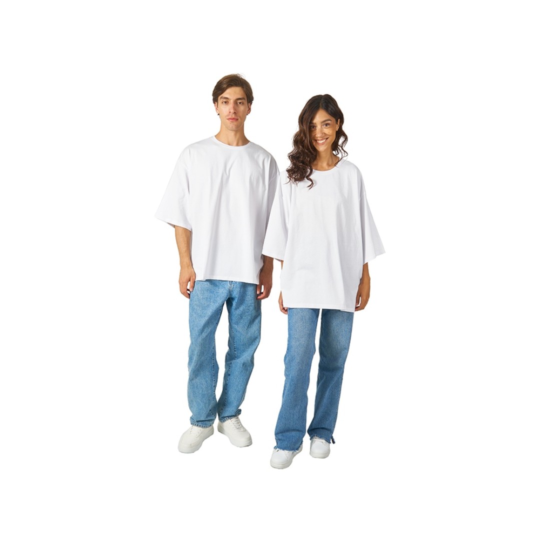 Футболка Berlin к/р оверсайз, 100% хлопок, 180гр, белый