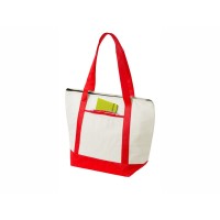 Сумка-холодильник "Lighthouse", натуральный/красный