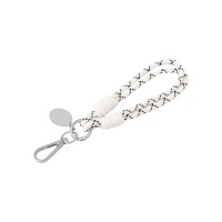 Брелок-браслет "Bohemian", черно-белый