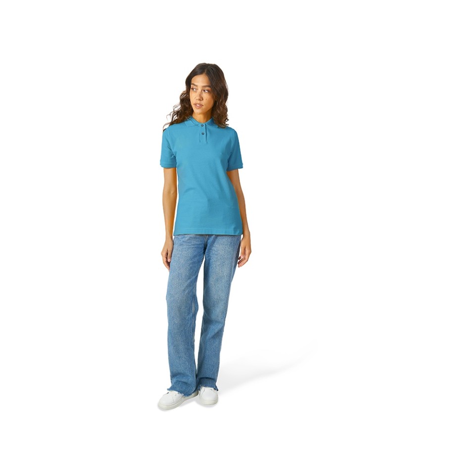 Рубашка поло "Boston 2.0" женская, лазурный