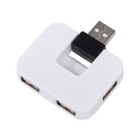 USB Hub "Gaia" на 4 порта, белый