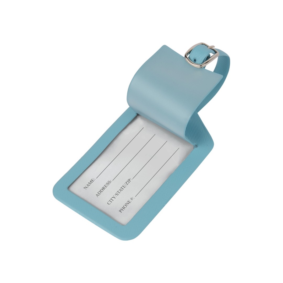 Багажная бирка Weekend из ПВХ, голубой