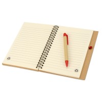 Блокнот "Priestly" с ручкой, красный