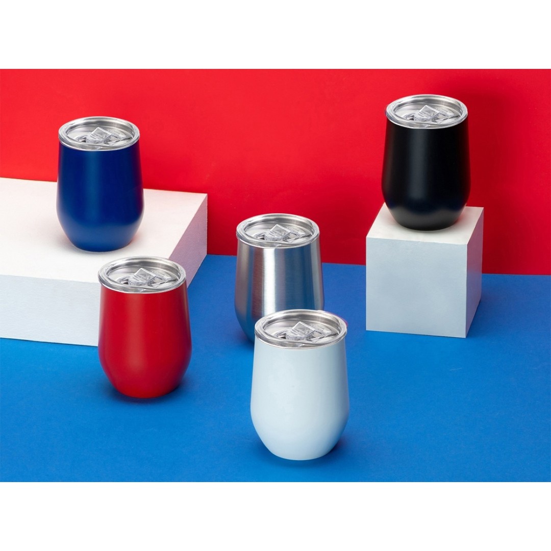 Вакуумная термокружка "Sense", непротекаемая крышка, бирюзовый (Р)