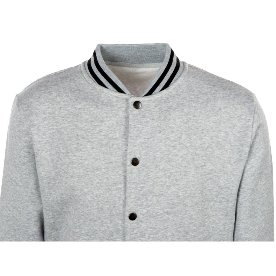 Бомбер «Oxford», серый меланж, унисекс