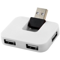 USB Hub "Gaia" на 4 порта, белый