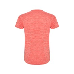 Спортивная футболка "Zolder" мужская, белый/меланжевый неоновый коралловый