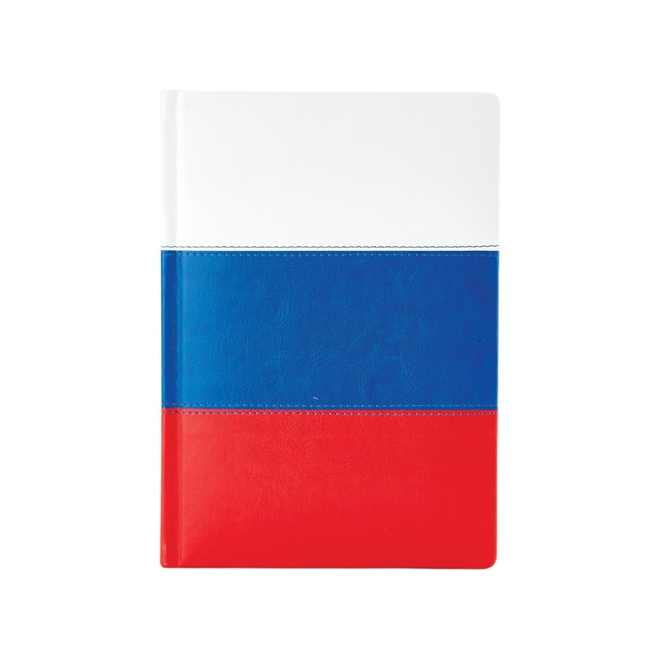Ежедневник недатированный А5+ "Россия. Флаг"
