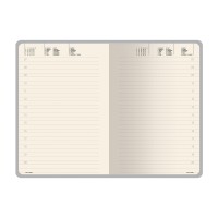 Ежедневник недатированный А5 "Vincent new", оранжевый