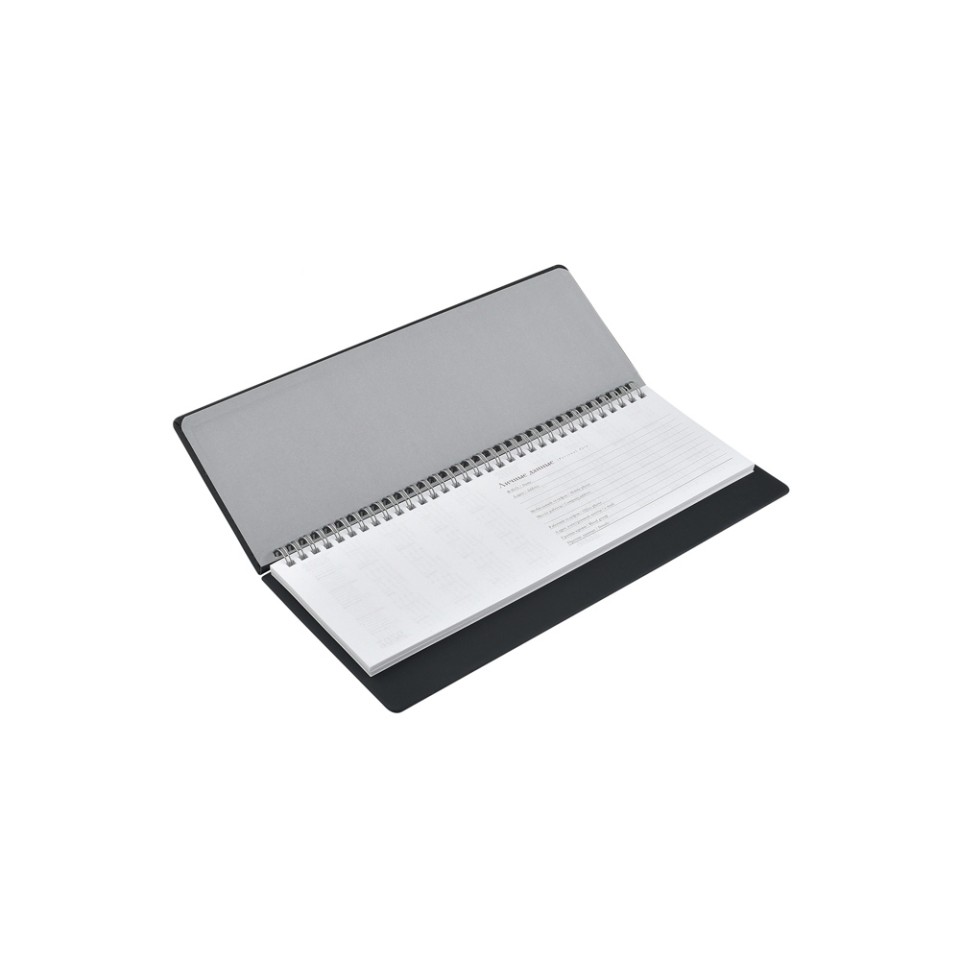 Планинг датированный «Velvet» 2026, черный