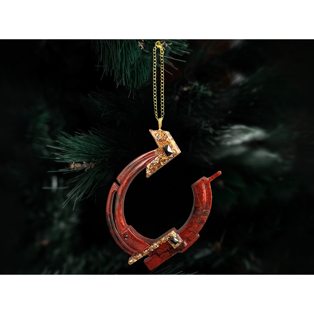 Елочные игрушки (Подкова).Символы года Гранат