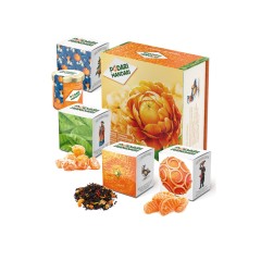 Подарочный набор с чаем и сладостями "ПодариМандари" (Р)